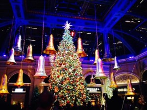 We love checking out the Christmas exhibit at the Bellagio every year!